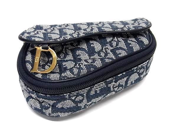 Christian Dior Christian Dior Trotter Saddle Pouch Canvas Multi