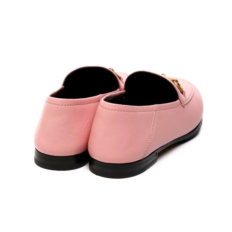 Gucci Brixton Loafers Size 37.5 Leather Horsebit Made In Italy 20250508 Ra4685