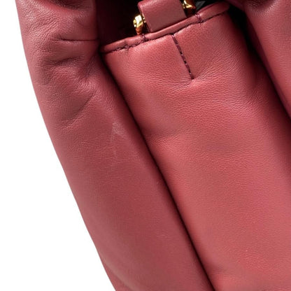 Loewe Shoulder Bag Puffergoya Bag Ap40p41x01 Lambskin Anagram Plum Rose Pink