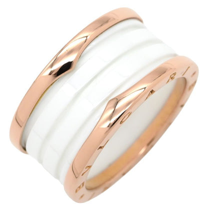 Bvlgari Bvlgari Ring B-Zero1 4 Band Ring 18k Pink Gold Ceramic Pink Gold X