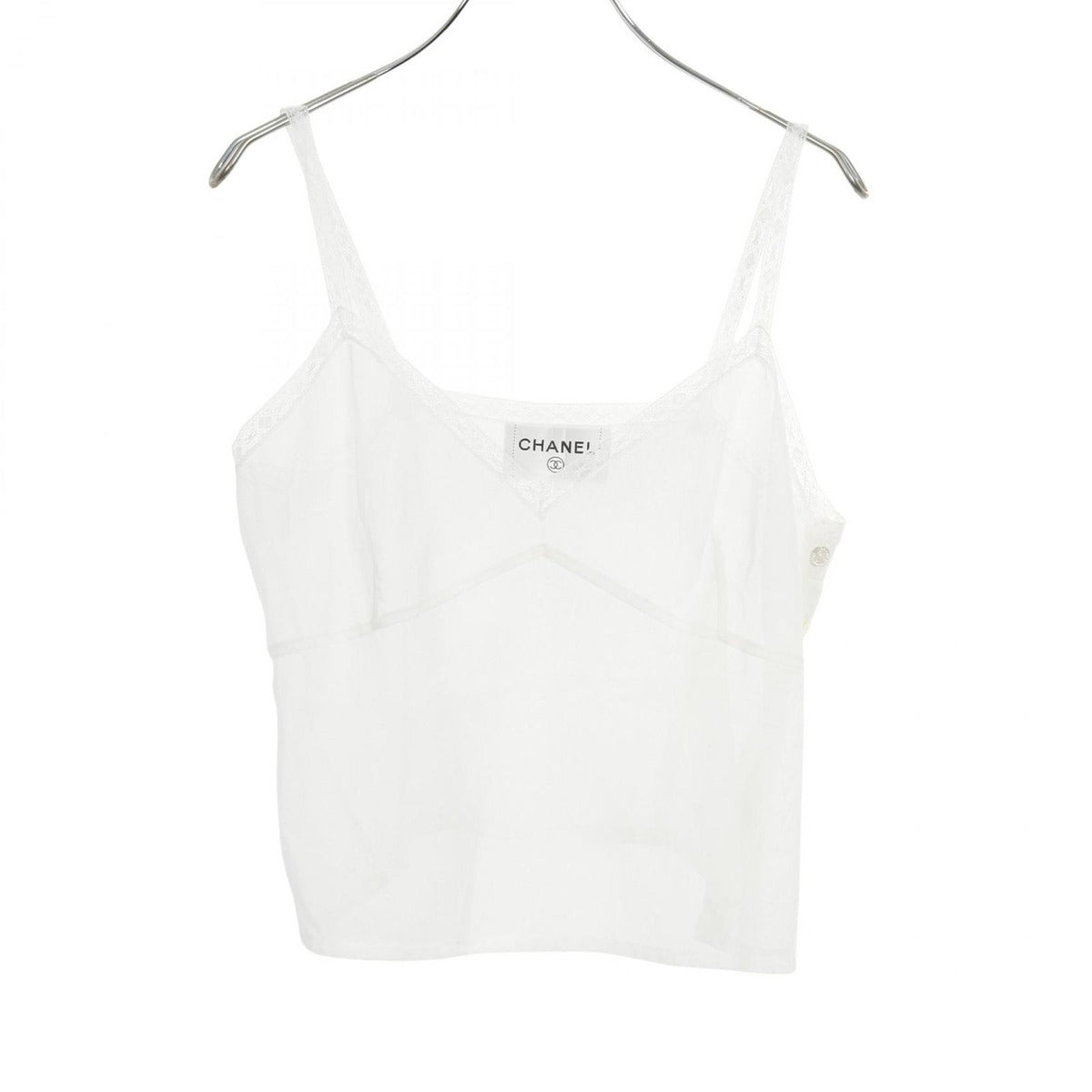 Chanel Blouse CC Logo Cotton Camisole — view 3