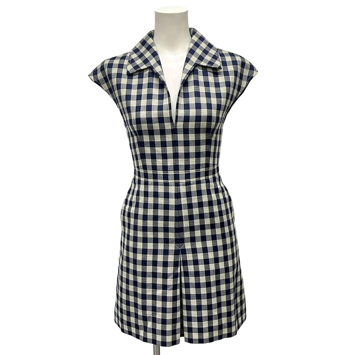 Dior Dress I 38 Navy Ivory Short X