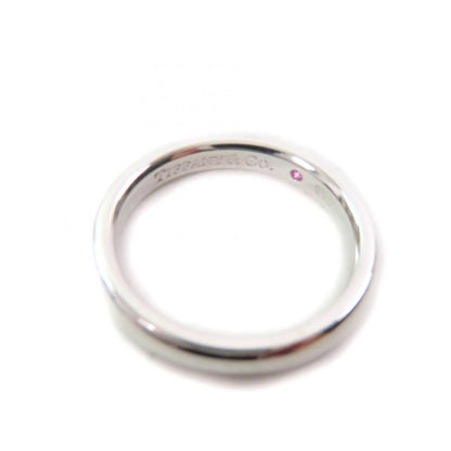 Tiffany & Co Elsa Peretti Stacking Band Ring Ag925 Pink Sapphire