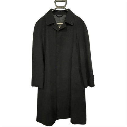 Dior Ready to Wear Cashmere Blend Wool Long Stainless Steel Coat Navy