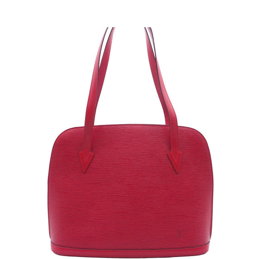 Louis Vuitton Epi Lussac Castilian Red Shoulder Bag