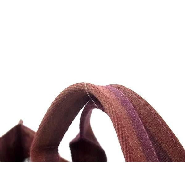 Hermes Fourre Tout MM Bordeaux Brown Cotton Leather Half — view 4