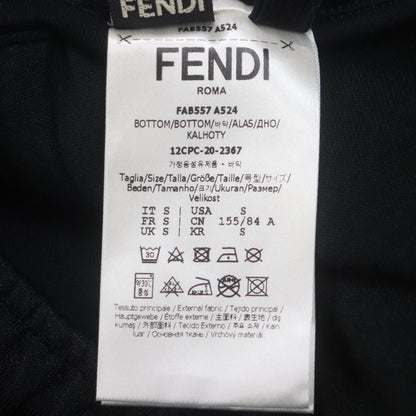  Fendi Fab557 FF Logo 2WAY Jersey Track Pants Green Black White S Made In