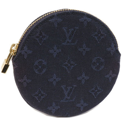 Louis Vuitton Coin Case Monogram Mini Navy Portmonnais Ron M92450