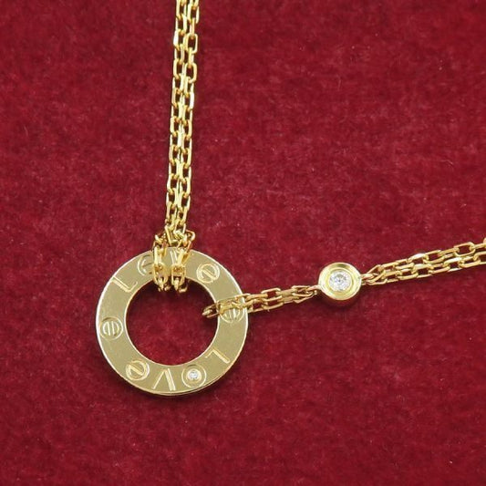 Cartier Love Circle Necklace Diamond