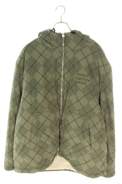 Louis Vuitton 25SS Rm251mm (9.88in) RIZ Hsb01w Reversible Nylon Fleece Blouson