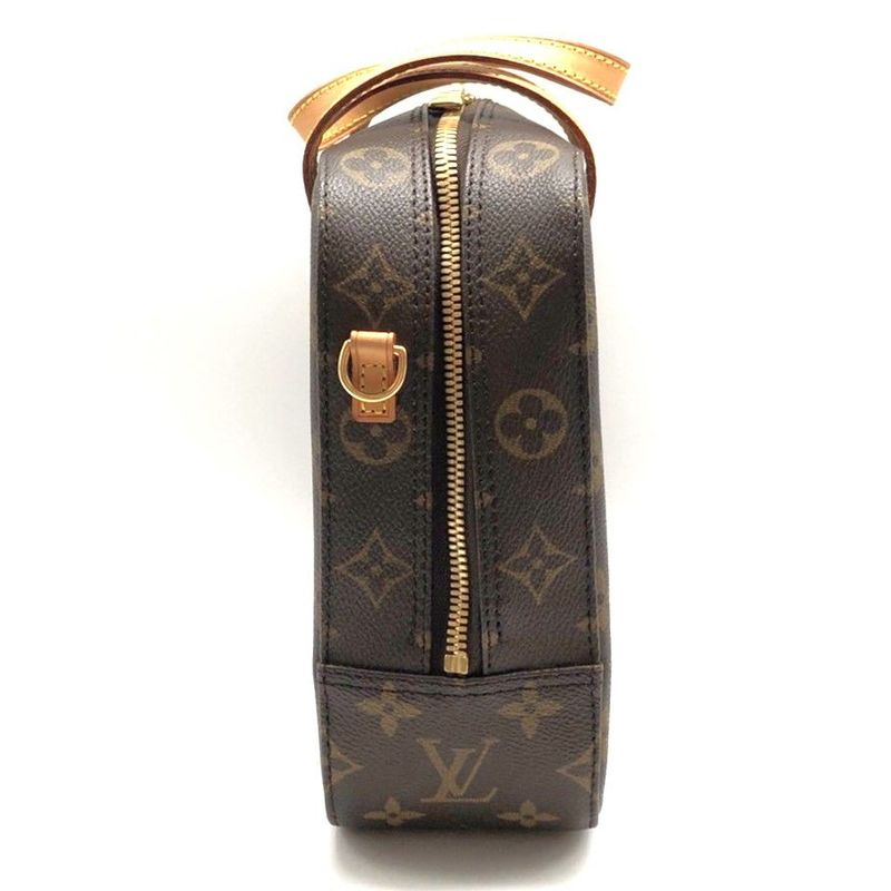 Louis Vuitton Spontini Monogram M47500 2way Handbag Shoulder Bag Ladies Brown