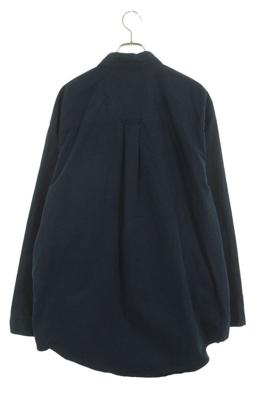 Balenciaga 658806 Tkm02 Logo Embroidered Oversized Long Sleeve Shirt Men XXS