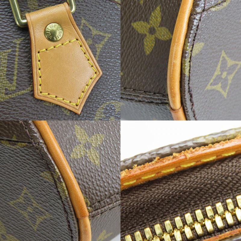 Louis Vuitton Handbag Ellipse PM M51127 Monogram Nubuck Brown Casual Ladies