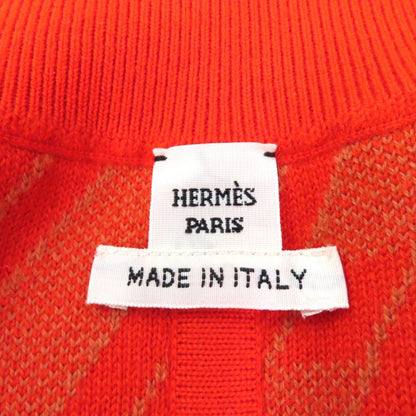 Hermes 23AW 3h2300d2 Cashmere Blend Silver Hardware Reversible Bias H Pattern/no