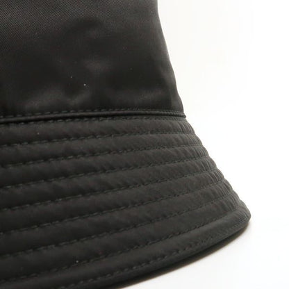 Prada Bucket Hat 1hc137 2DMI Bucket Hat Re-nylon Nylon M Size Triangle Plate