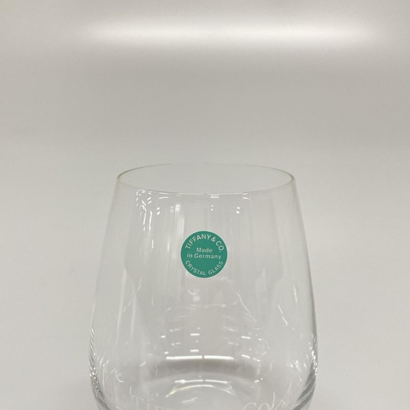 Tiffany & Co Tumbler Clear As Well As A Pair Of Glasses