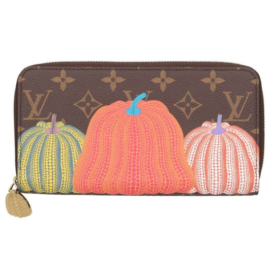 Louis Vuitton X Yayoi Kusama M82106 Zippy Wallet Pumpkin Monogram Round Zip