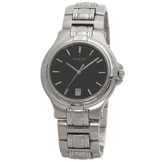 Gucci Round Face Watch SS