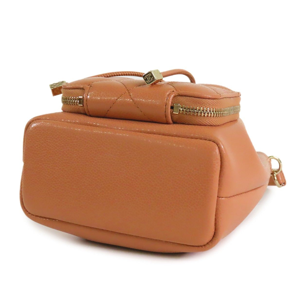 Chanel Chain Clutch Pink Beige Shiny Calfskin 2-Way — view 3