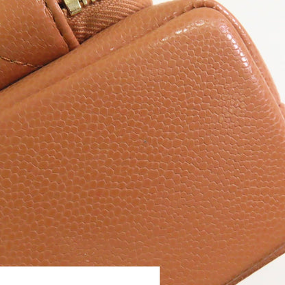 Chanel Chain Clutch Pink Beige Shiny Calfskin 2-Way — view 7