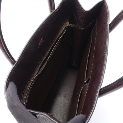 Hermes Tote White Bath Up Ebene Leather Brown — view 3