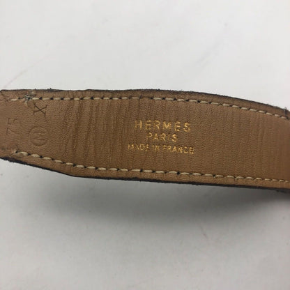 Hermes Belt Leather Black Gold Formal Suit — view 12