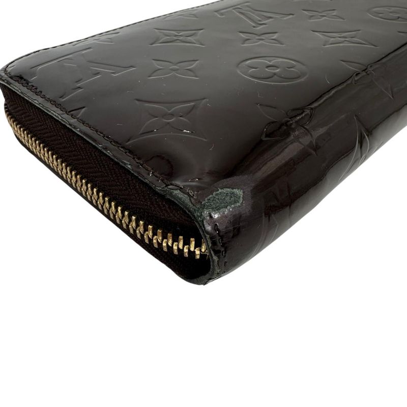 Louis Vuitton M93522 Monogram Vernis Round Zipper Zippy Wallet Long Wallet