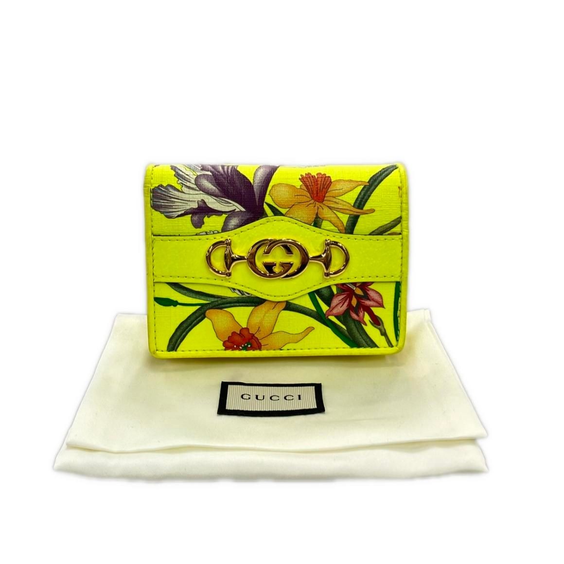 Gucci Bifold Wallet Flora Zumi Yellow And Other — view 10