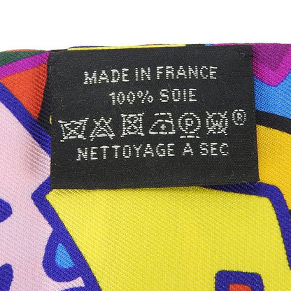 Hermes Twilly Scarf 100% Silk Blue Green Orange Multi Small Accessories Ladies