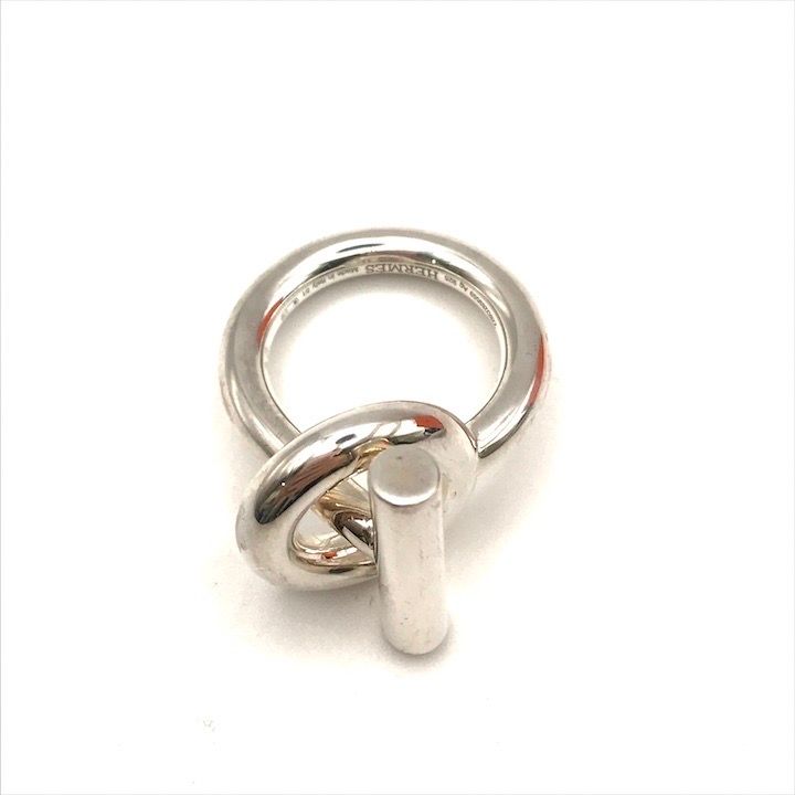 Hermes Chien Ring Silver