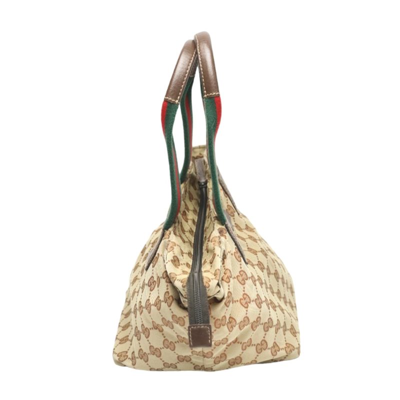 Gucci 131228 Tote Bag GG Canvas Handbag Gucci Beige
