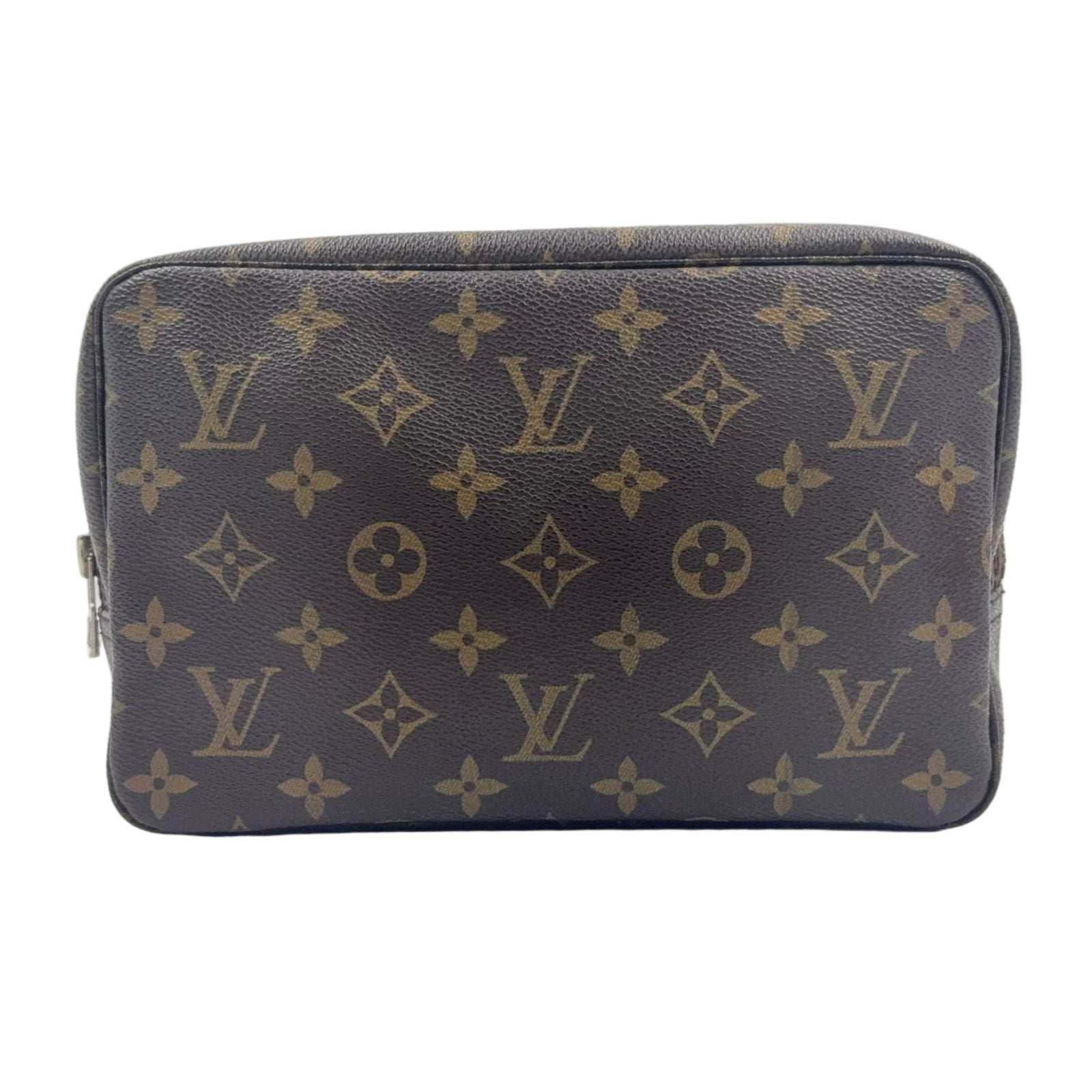 Louis Vuitton Trousse Toilet 23 Monogram Unknown Brown Cosmetic Pouch Gold