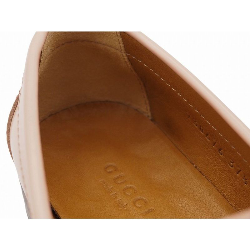 Gucci Interlocking G Women's Loafer Shoes Interlocking G Cutout Pink Black