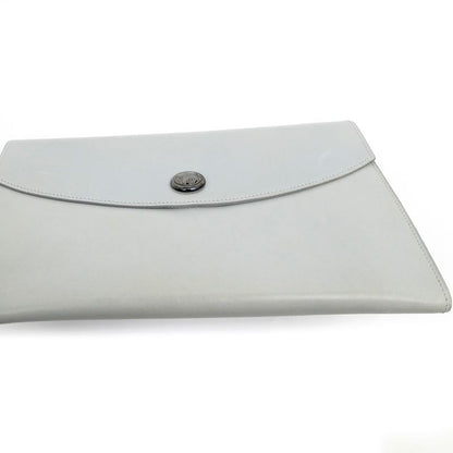 Hermes Pochette Trio Touareg Gray Clutch Bag Men's Women's