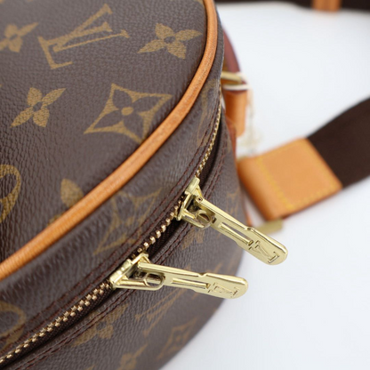 Louis Vuitton Pac-all Sac-a-do Bag Shoulder Hand Bag Monogram Brown M51132