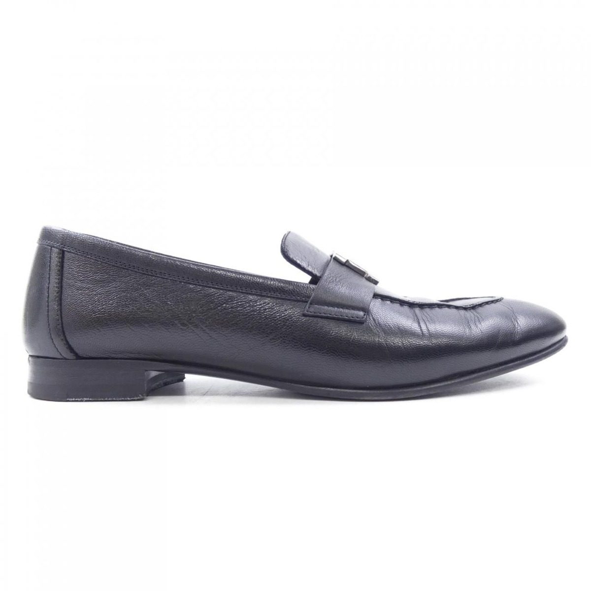 Hermes Paris Shoes Loafers Black