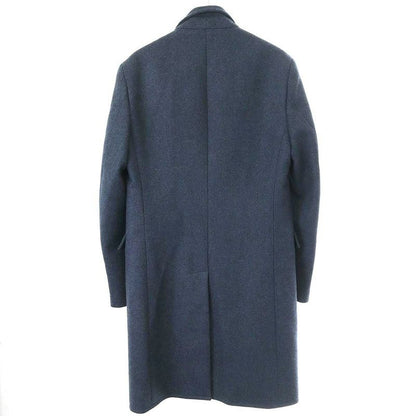 Hermes Wool Cashmere Chester Coat Pt9434 Navy 48