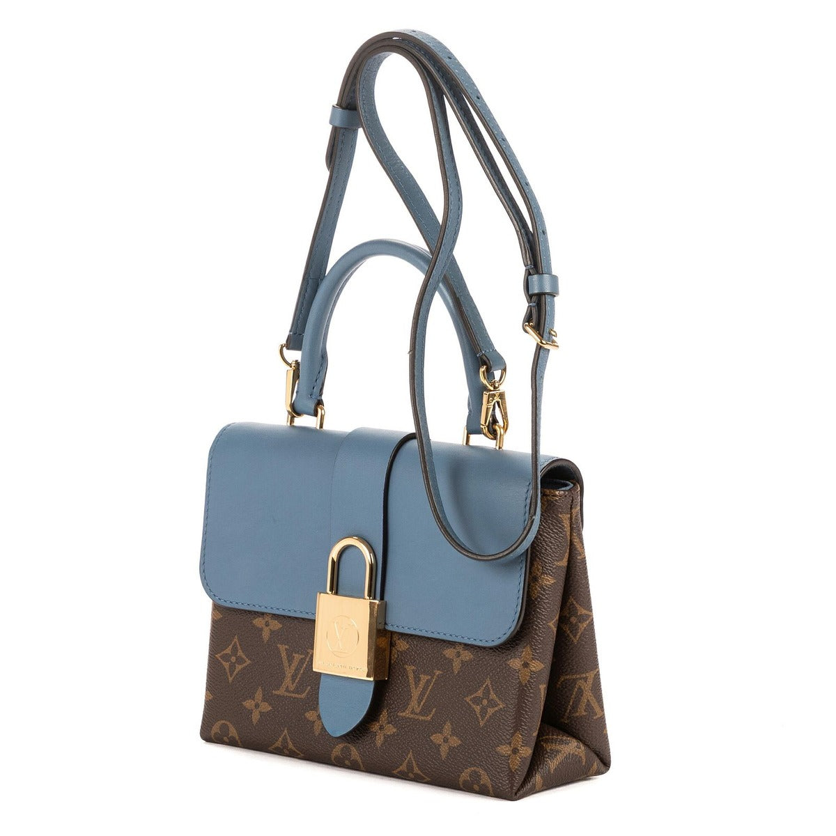 Louis Vuitton Rocky BB Blue Brown Monogram Canvas — view 2