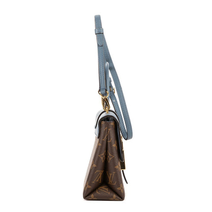 Louis Vuitton Rocky BB Blue Brown Monogram Canvas — view 5