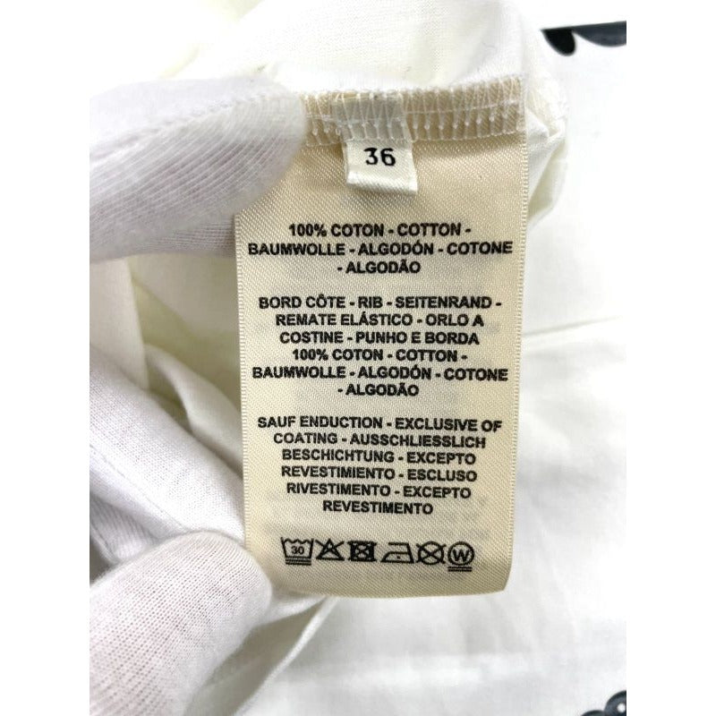 Hermes 100% Cotton T-Shirt 36 2 E4613 du White — view 6