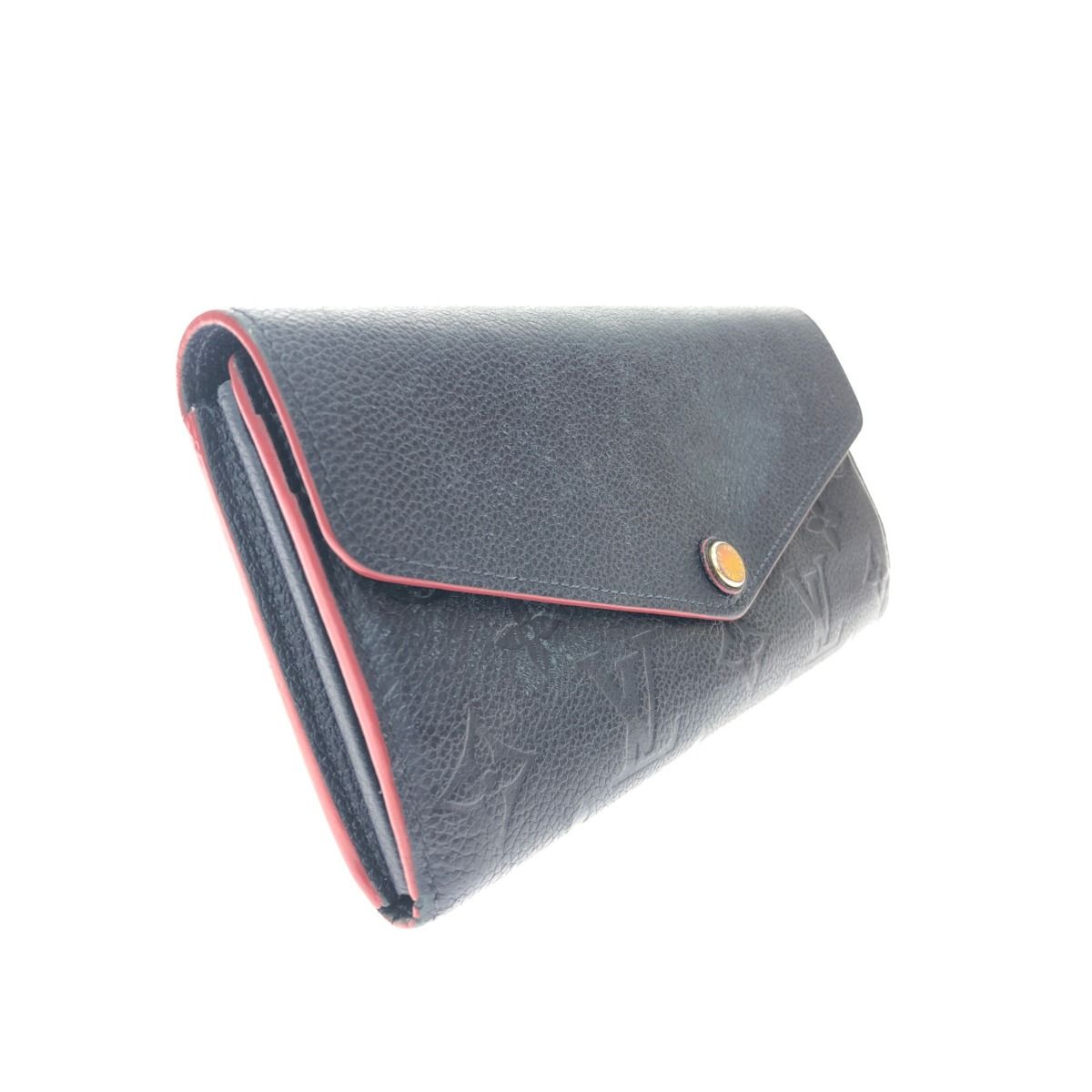 Louis Vuitton Women's Long Wallet Monogram Empreinte Portefeuille Sara