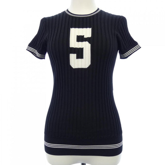 Chanel Knit Top Black 36