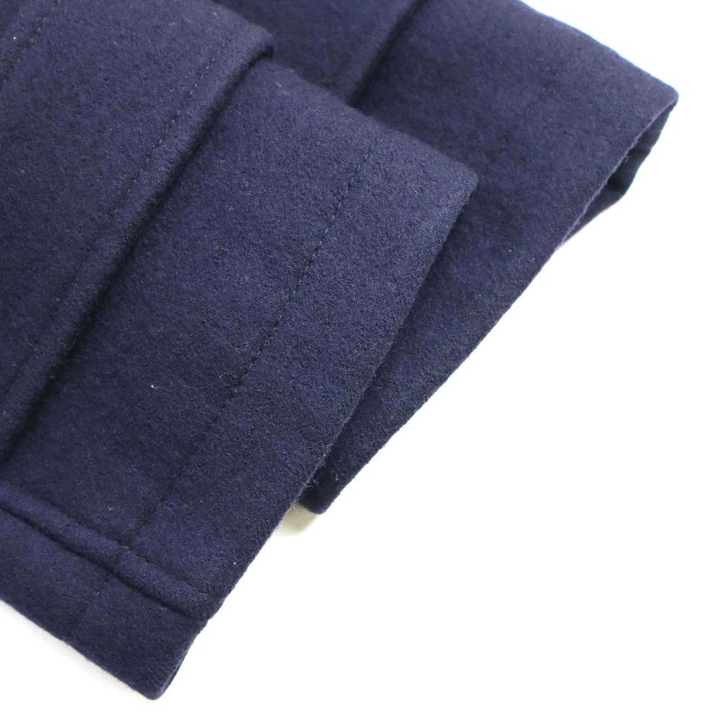 Celine by Phoebe Philo 12aw Leather Shoulder Melton Duffle Coat 6999 028-99016