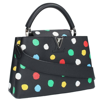 Louis Vuitton Yayoi Kusama Capucines MM 2-Way Dotted All Over Print Handbag