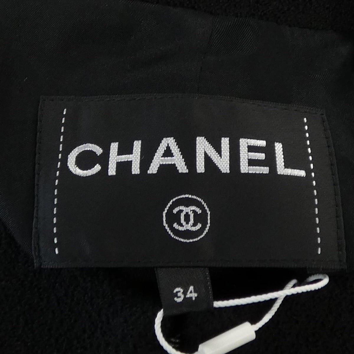 Chanel Coat Black 34 — view 5