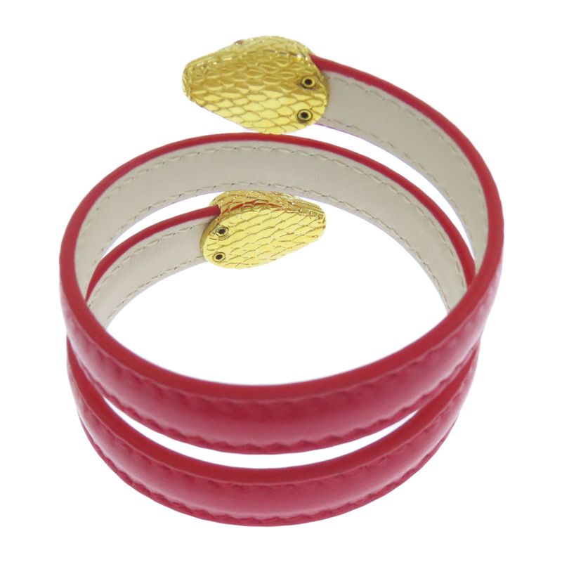 Bvlgari Bulgari Serpenti Bracelet Leather Women