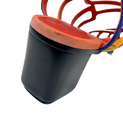 Hermes Sandals Shoes Suede Multicolor Square