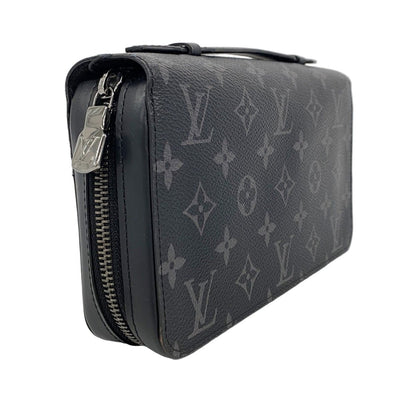 Louis Vuitton Wallet Monogram Eclipse Zippy XL Black Gray — view 2