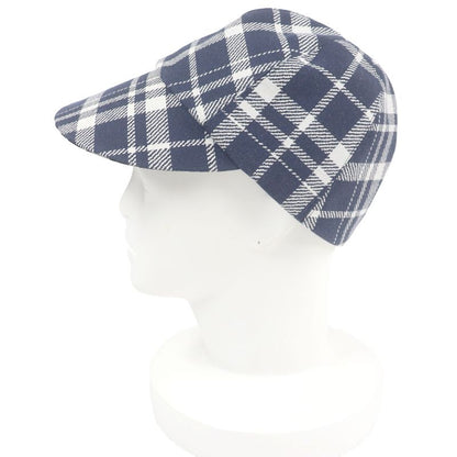 Christian DIOR 14che921i134 Checked Lined Oblique Hat Baseball Cap Navy 57