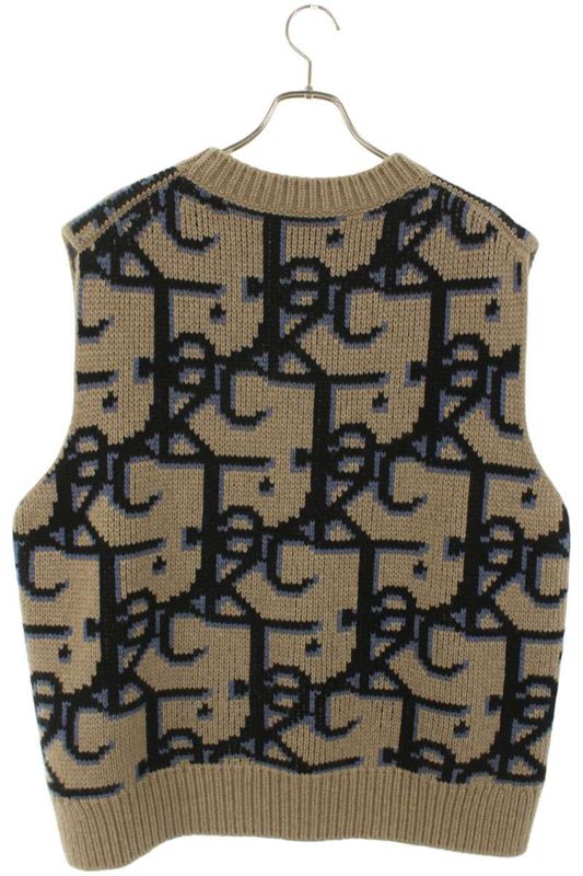 Dior 22AW 283m654at357 Cactus Jack Sleeveless Cashmere Knit Men's XL